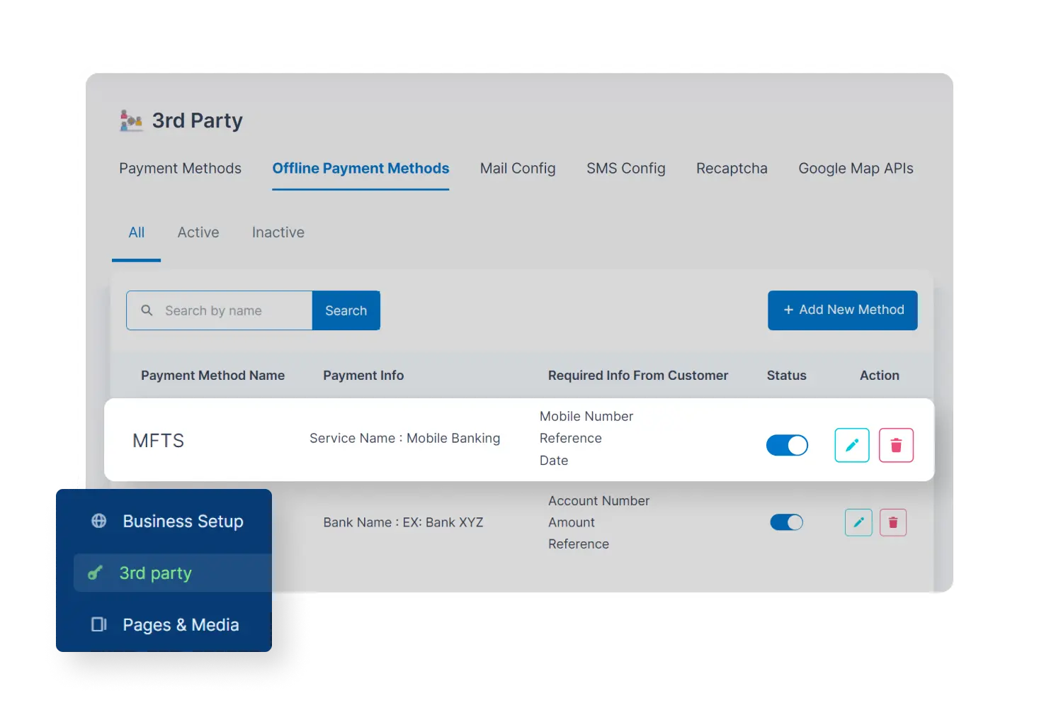 6valley Admin Panel Offline Payment Features