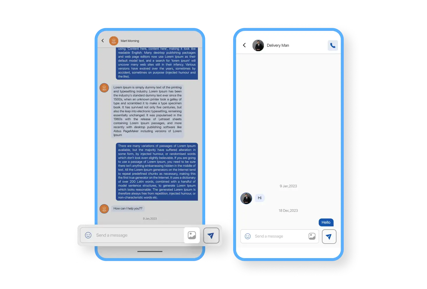 6valley Customer App Share Media Files Features