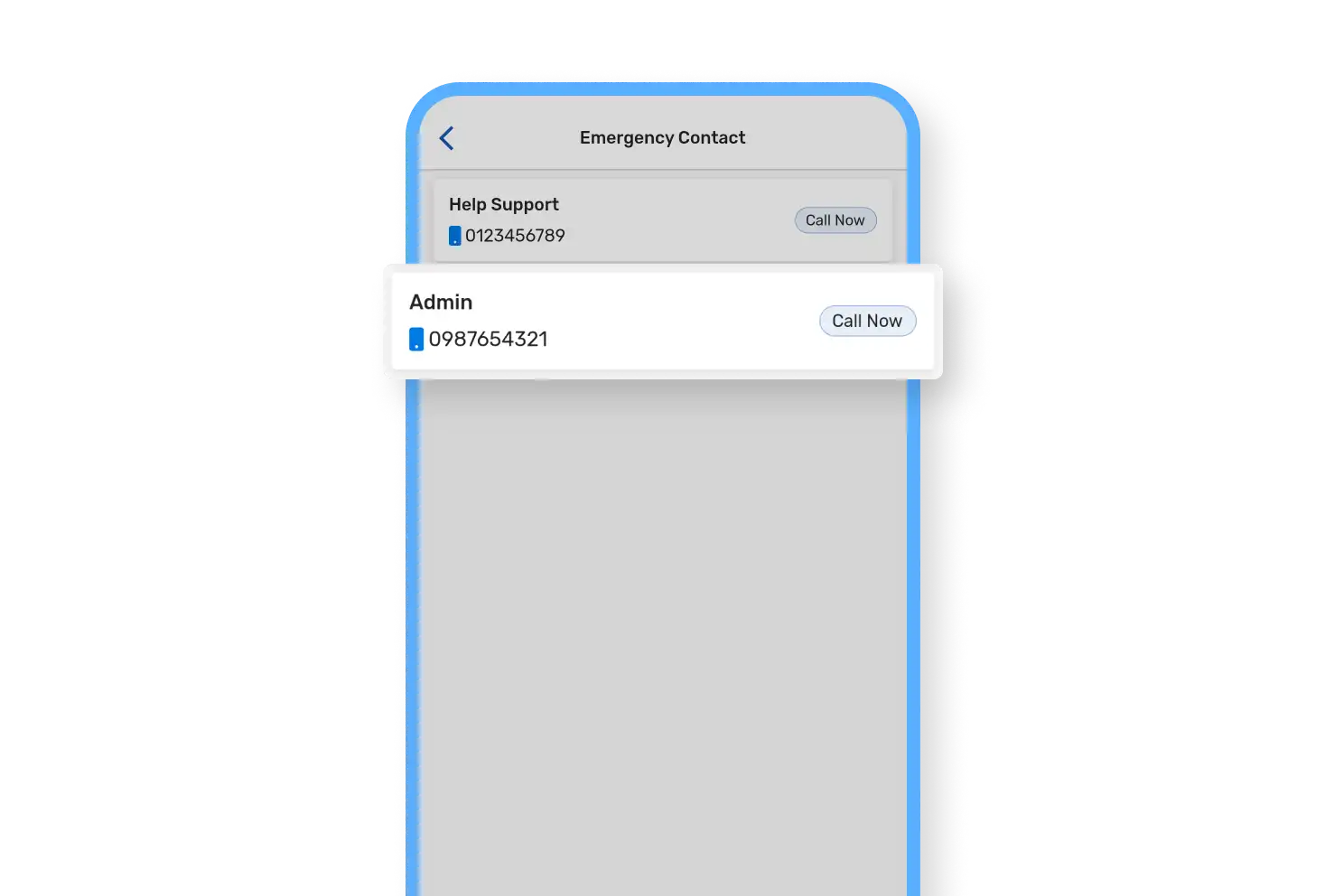 6valley Deliveryman App Emergency Contact Features