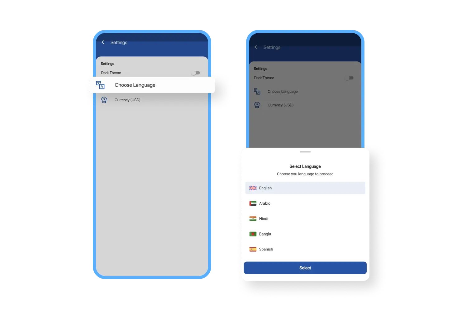 6valley Customer App Multiple Languages Features