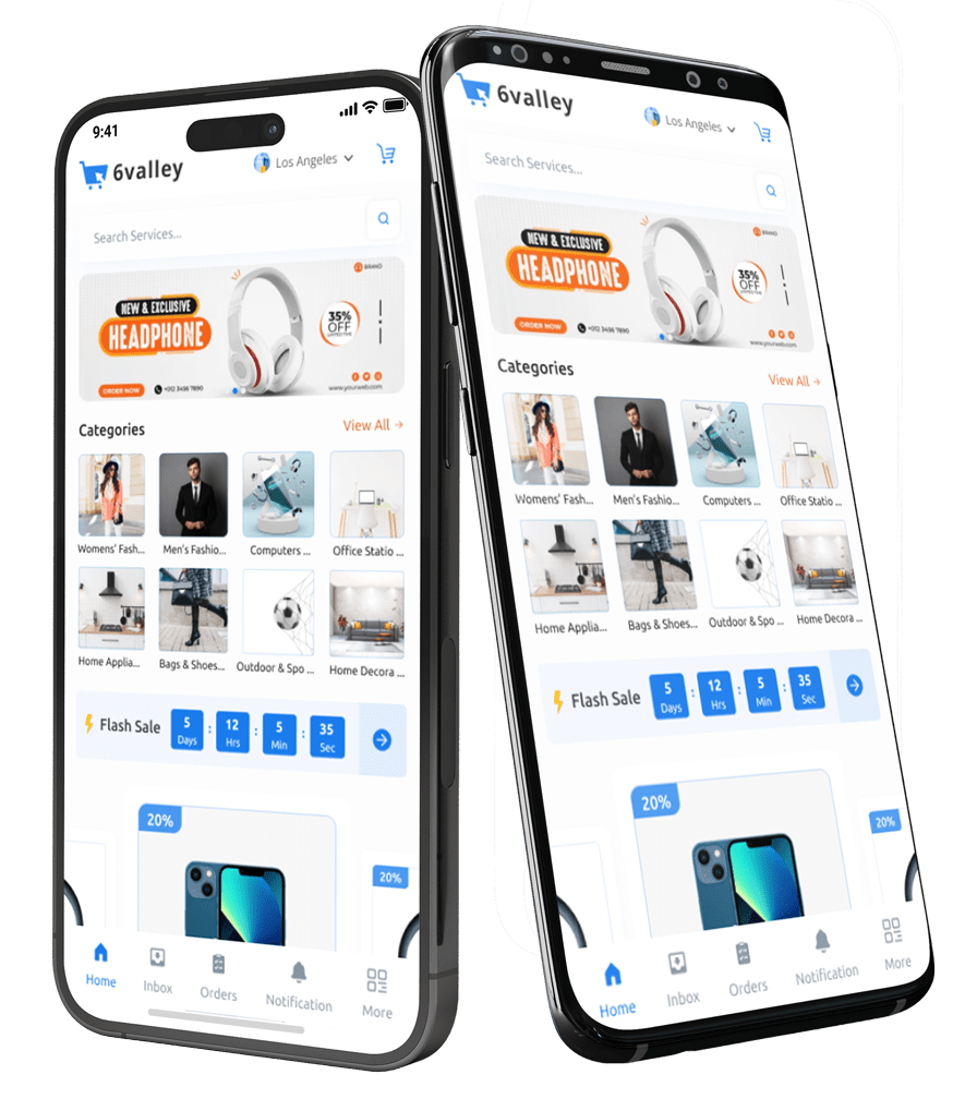 6Valley eCommerce CMS User Friendly Android & iOS App