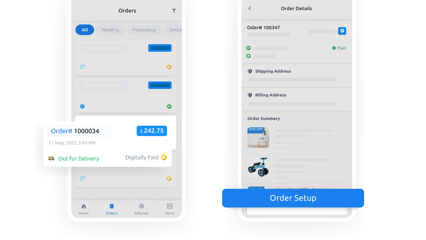 6Valley eCommerce CMS Solution Seller App Store My Orders Managements Feature