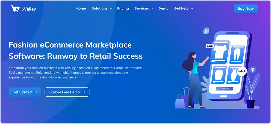 6Valley Fashion eCommerce Marketplace