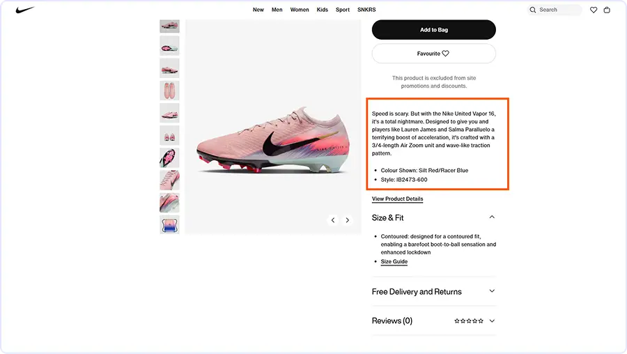 Engaging Product Descriptions